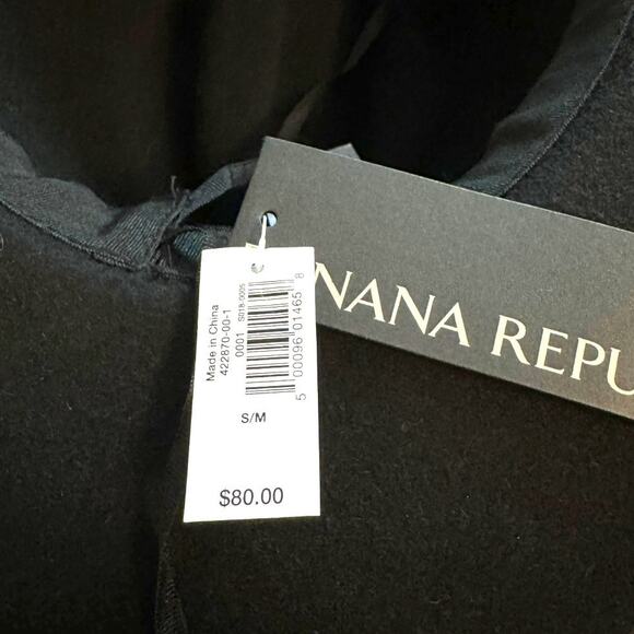 NWT Banana Republic Black Wool Hat - Picture 7 of 13